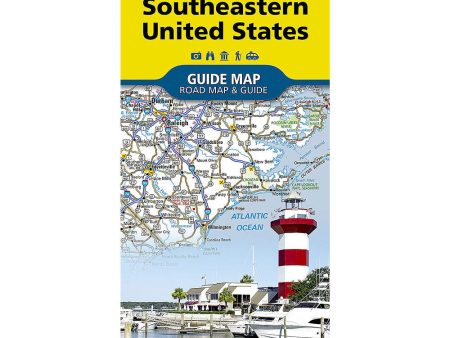 Carte Sud Est des États-Unis Guide Map Online Sale