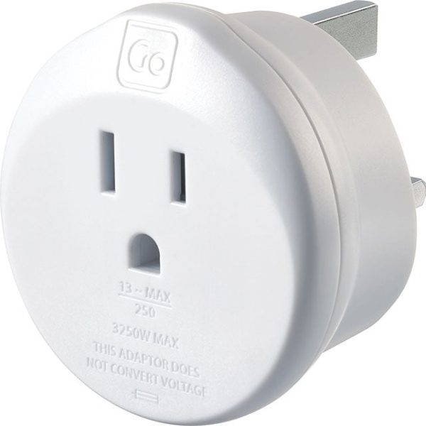 Adaptateur mise à terre Amérique Royaume Uni Go Travel on Sale