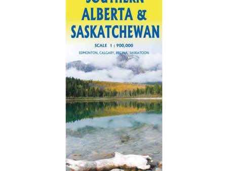 Carte sud de l’Alberta et de la Saskatchewan on Sale