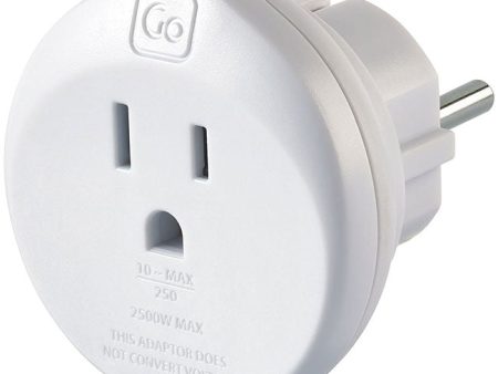 Adaptateur mise à la terre Amérique Europe Go Travel Discount