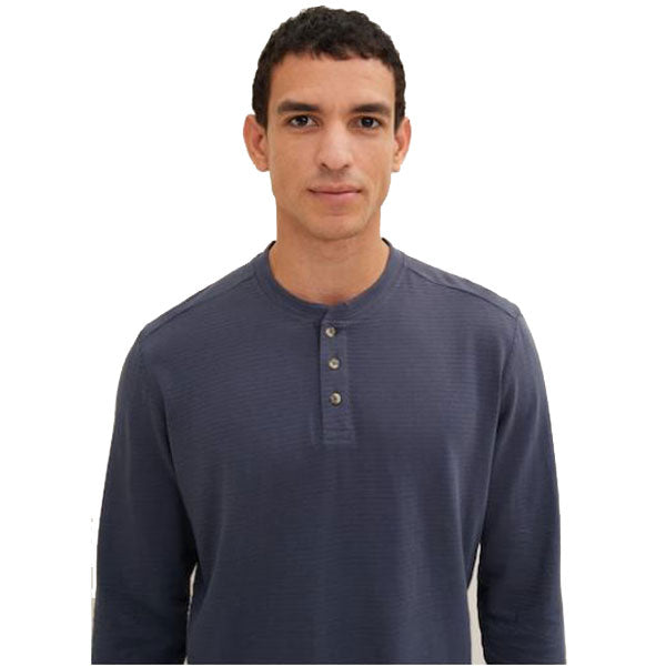 Chandail à manches longues pour homme Henley Tom Tailor For Cheap