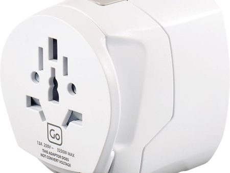 Adaptateur universel avec USB Go Travel For Discount