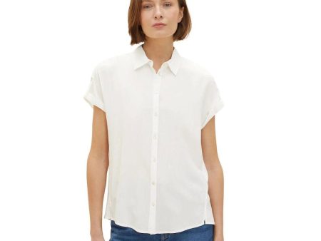 Chemise à manches courtes pour femme Tom Tailor Online now