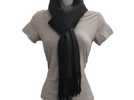 Foulard uni mélange de cashmere Hot on Sale