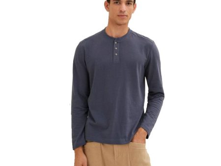 Chandail à manches longues pour homme Henley Tom Tailor For Cheap