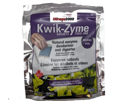 Ensemble de 10 sachets enzyme Kwik-Zyme mûres Mirage 2000 - Exclusif en ligne Online Hot Sale