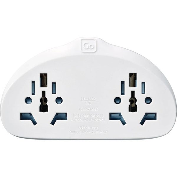 Adaptateur duo Amérique avec USB Go Travel Sale