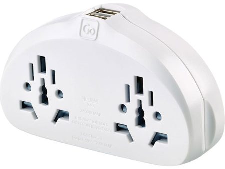 Adaptateur duo Australie Chine avec USB Go Travel Online Hot Sale